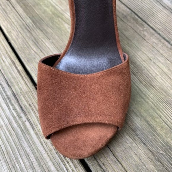 Never Worn! 🎉HP🎉Stuart Weitzman Hijinx Suede Platform Sandal - Picture 3 of 16